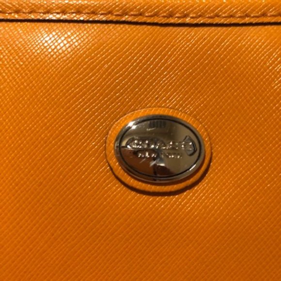 Bright Orange Coach Tote - Spring into Fall! - Picture 3 of 6